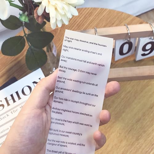 Memoking M02 Semi-Transparent Thermal Sticker Paper, Compatible with M02 M02S M02PRO M03 Mini Printer, Compatible with Phomemo Printer Paper M02 Sticker, 50mmx3.5m/Roll, 3Rolls