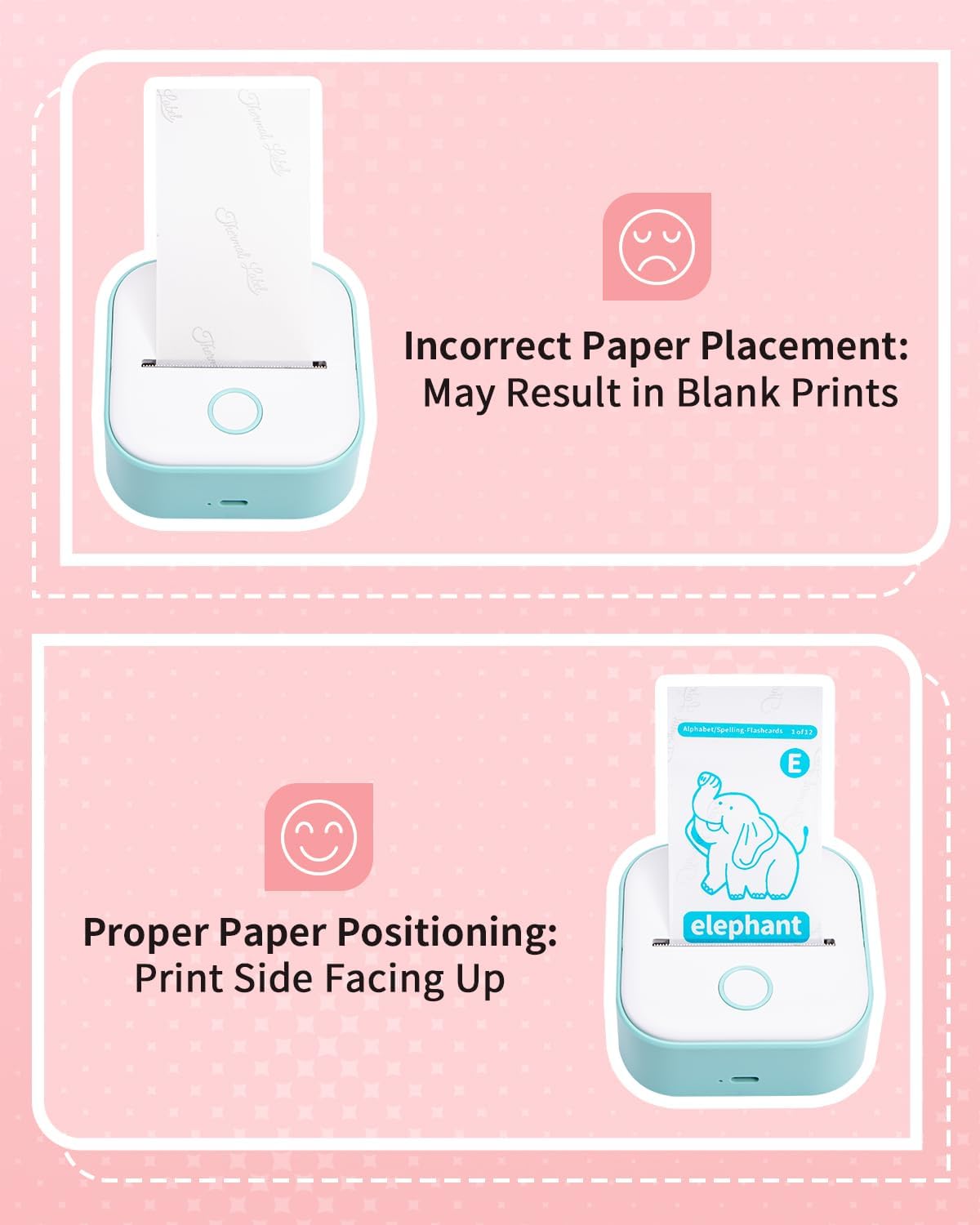 Memoking T02 Color Sticker Paper - Colorful Transparent Sticky T02 Mini Printer Sticker Paper Refill, 50 mm x 3.5 m, Keep for 20 yrs, for Journal Photo Study Notes, 3 Rolls