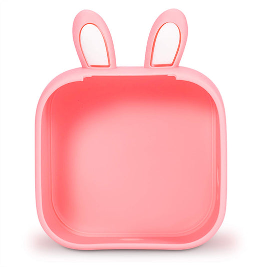 Memoking T02 Funda Protectora - Orejas de Conejo Funda de Silicona Suave sin BPA, Compatible con T02 Mini Impresora de Bolsillo Portátil Inalámbrica con Bluetooth, Rosa