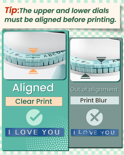 Memoking E975 Labelapparaat, zelfklevend, met 3 rollen reliëfbanden, 3D-handapparaat, labelprinter met reliëf, draagbare labelprinter voor organisatie, doe-het-zelf (£/€, E, Ö, Ü)