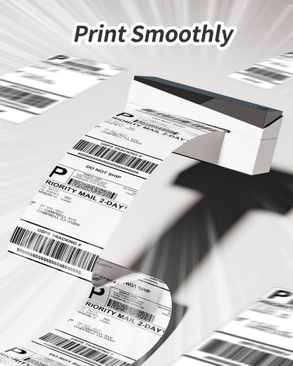 Memoking 4x6 Thermal Shipping Labels, 500 PCS Direct Shipping Thermal Label, Compatible with Etsy, Shopify, Ebay, Amazon, Royal Mail, FedEx, Compatible with Munbyn, Rollo, Polono, Jadens