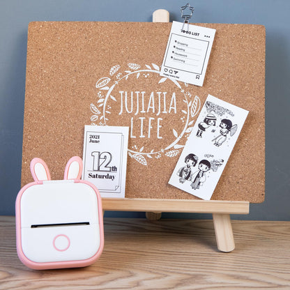 Memoking T02/M02X/M02L roze/geel/blauw thermisch papier - 5 jaar niet plakkerig 53mmx6,5m voor journaal, fototeksten, studienotities en meer, 3 rollen